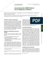 Cancers of Unknown Primary Site: ESMO Clinical Practice Guidelines For Diagnosis, Treatment and Follow-Up