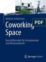 Mathias Schürmann (Auth.) - Coworking Space - Geschäftsmodell Für Entrepreneure Und Wissensarbeiter (2013, Gabler Verlag) .De - en