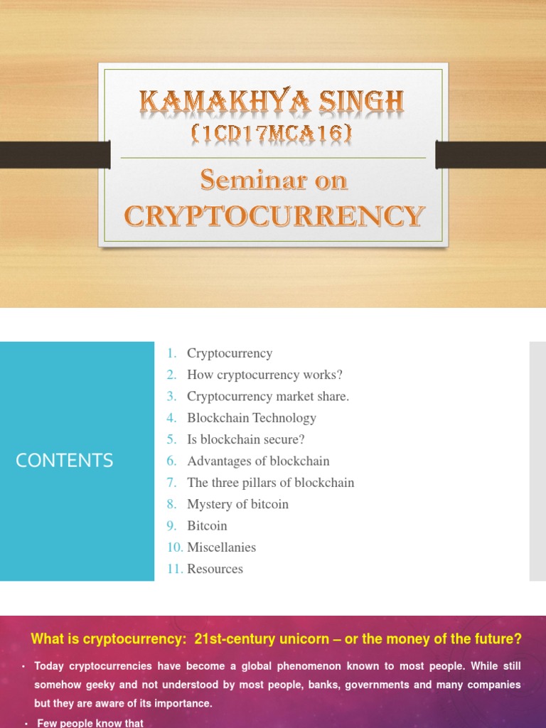 SEMINAR Cryptocurrency | PDF | Cryptocurrency | Bitcoin