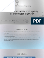 Biological Safety Levels (BSLS) in Bioprocess PDF