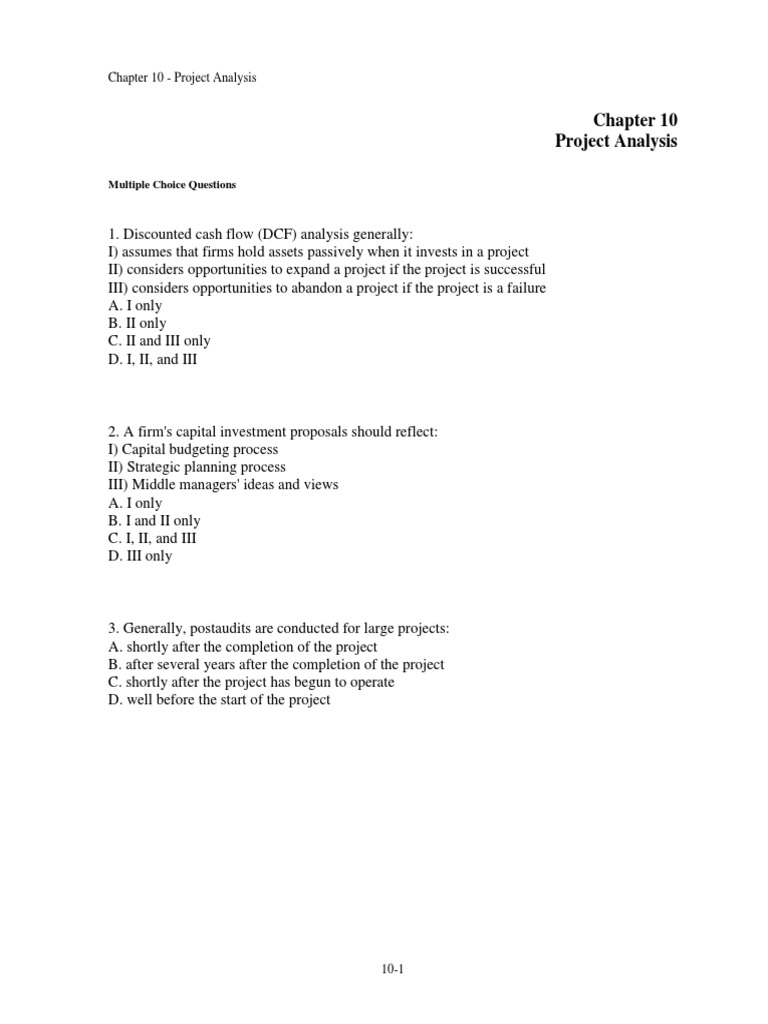 Chap010 PDF | PDF | Net Present Value | Depreciation