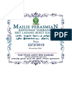 Banner Majlis Perasmian