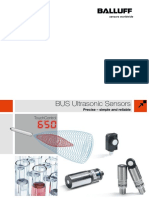 BUS Ultrasonic Sensors Precise - Simple and Reliable 1210