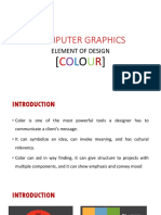 Computer Graphics: Element of Design