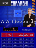 Wwii Jeopardy