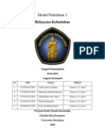 Modul Praktikum BAB 3 Kelompok FIX