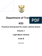 K53 Light Motor Vehicles Code a Part 1