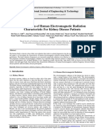 2018 Investigation of Human Electromagnetic Radiation Characteristic For Kidney Disease Patients