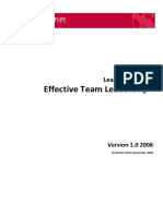 Effective Team Leadership 2008 PDF