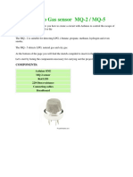 Arduino Gas Sensor MQ-2 / MQ-5: Components