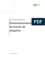 Criterios para Determinar Tramos de Empalme - EPM