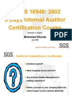 TS Auditor Course