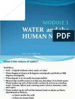 Module 1 - Water & Human Needs PDF