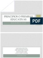 Principios o Premisas Educativas