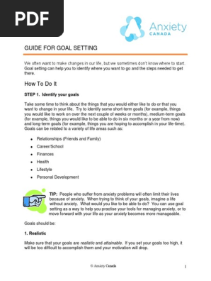 Goal Setting