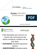 Biologia... Alteraçoes Cromossomicas