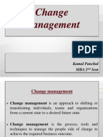 Change Management: Kamal Panchal Mba 2 Sem