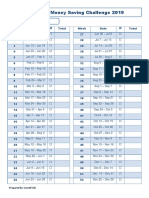 52 - Week Money Saving Challenge