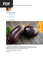 Suco de Berinjela Com Laranja Emagrece e Reduz Colesterol