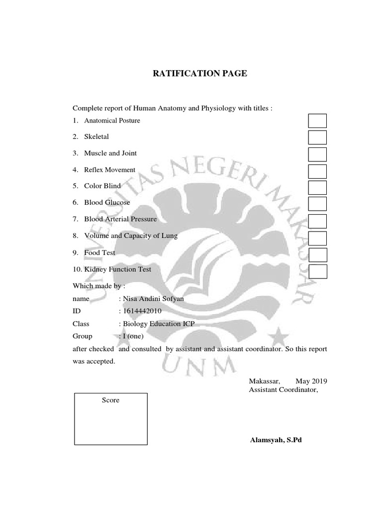 Ratification Page Bundel | PDF | Wellness