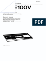 Sony Rm-E100v Manual PDF