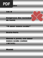 Programa Do Congresso de 2019