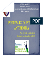 Upotreba I Zloupotreba Antibiotika PDF