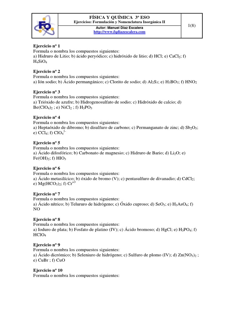 Formula De Hidroxido De Berilio lios