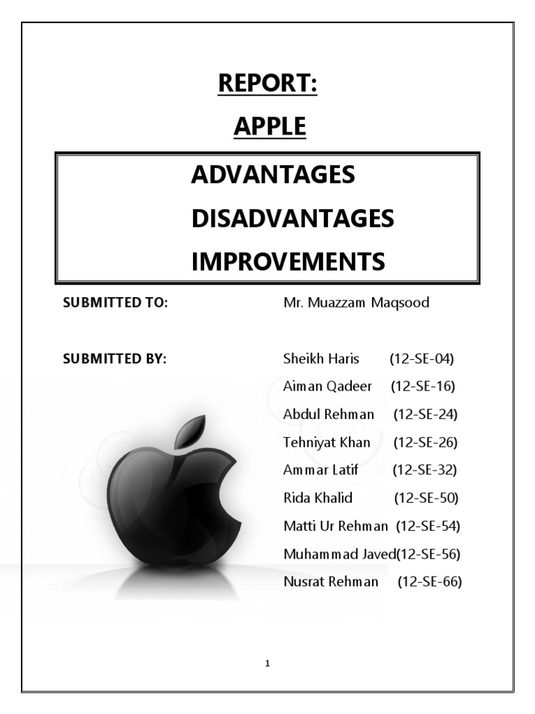 SEE Report - Apple-1484478966 | PDF | I Phone | I Cloud
