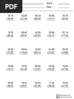 J Decimal Numbers Multiplication