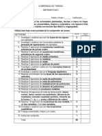 Compendio de Tareas Matemáticas I