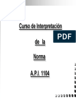 Interpretacion de La Norma Api 1104 PDF
