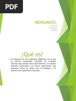 Monomios