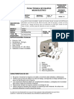 Ficha Tecnica Molino Industrial