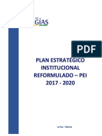 Plan Estrategico Institucional Reformulado 2017-2020 PDF