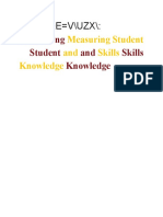 Baca... MEASURING STUDENT Knowledge & Skills - A New Framework For Assessment PDF