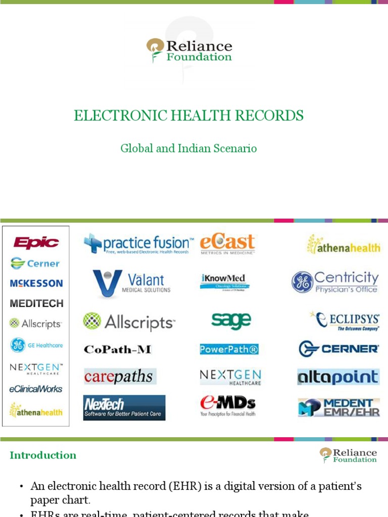 India EHR Market Overview and Trends | PDF | Electronic Health Record ...