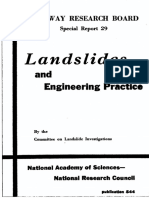 TRB 29 Landslide and Engineering Practice PDF