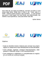 aula sobre empreendedorismo