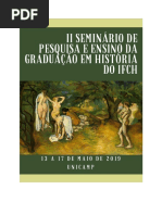 Caderno de Resumos Pesquisa Em Historia