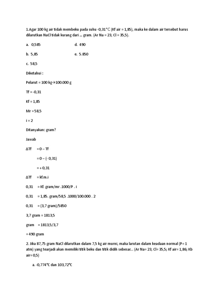 1.molaritas (M) | PDF