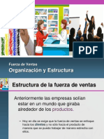 Estructura de La Fuerza de Ventas