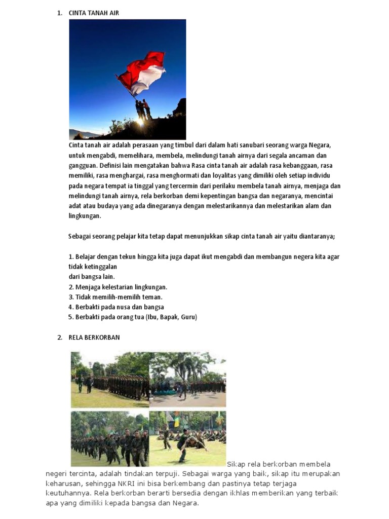 25+ Inspirasi Keren Cinta Tanah Air Yang Dapat Diwujudkan