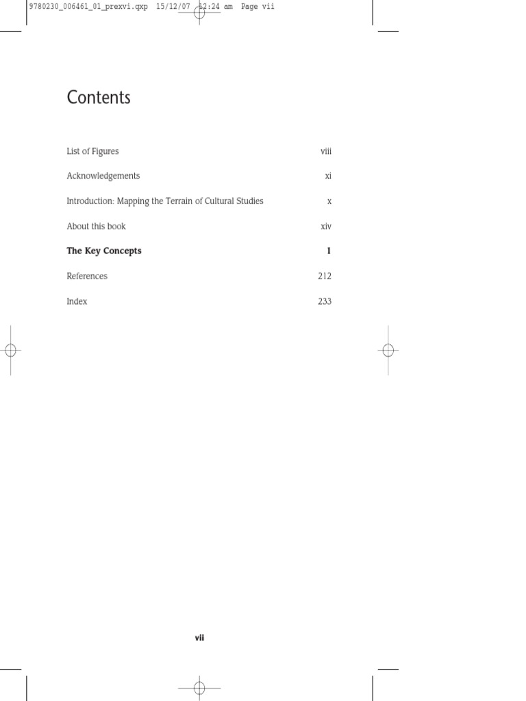 Key Concepts in Cultural Studies | PDF | Aesthetics | Discourse