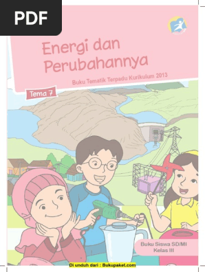 Kelasiii Tema 7 Energi Dan Perubahannyapdf