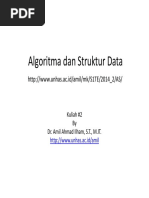 Algoritma & Struktur Data