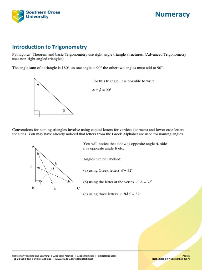 Trigonometry PDF PDF Trigonometric Functions Sine