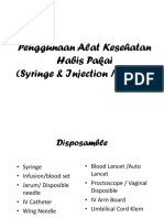 Alat Kesehatan Habis Pakai untuk Diagnosa dan Terapi