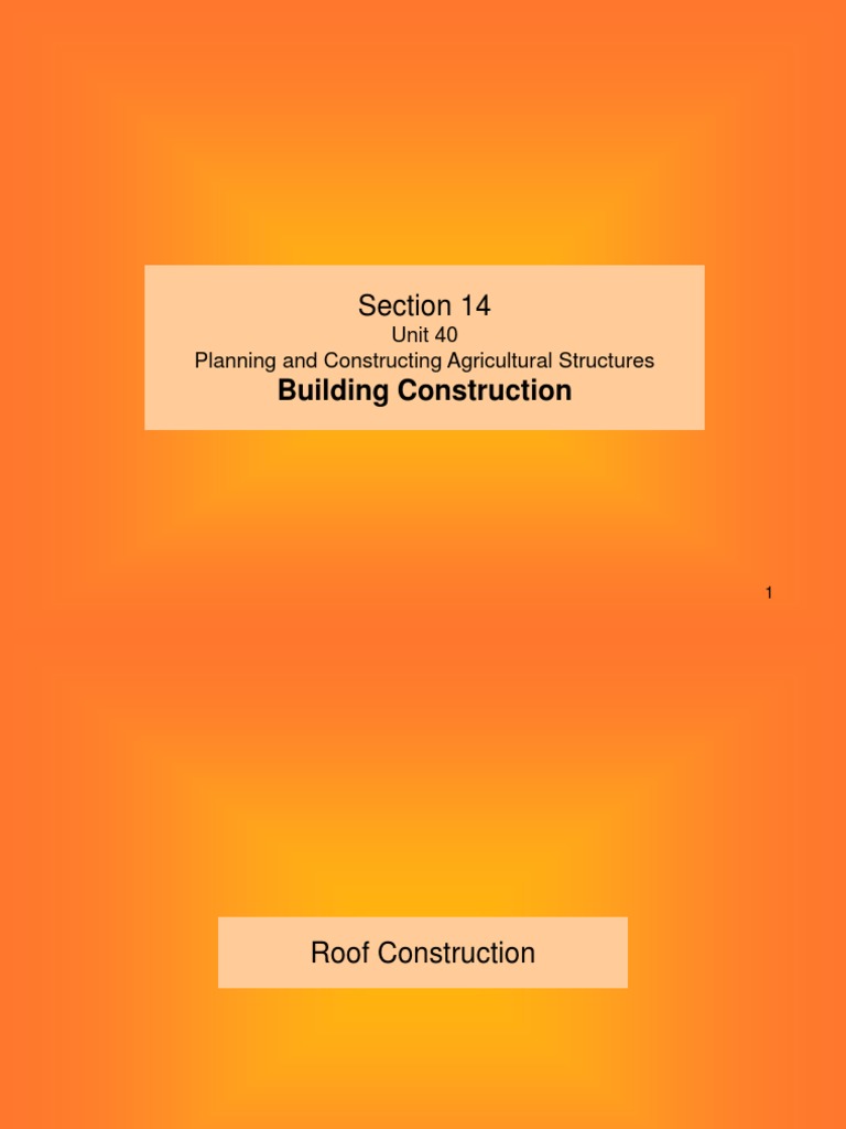 Section 14: Building Construction | PDF | Wood | Lumber