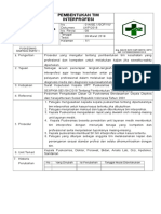 14 Sop Pembentukan Tim Interprofesi